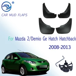 Car Mud Flaps For Mazda 2 / Demio Ge Hatch Hatchback 2008-2013 For Fender Splash Guards Mudflaps Mudguard Accessories