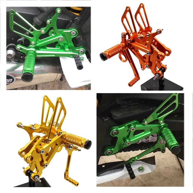 For Yamaha YZF R125 2008 2009 2013 Adjustable Motorcycle Rearset Footrest Foot Pegs Rider Rear Sets For Yamaha YZF R125 2010 11