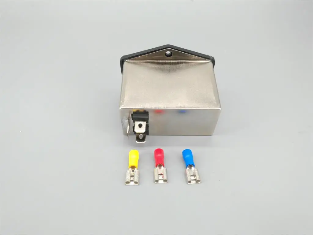 EMI AC 220V purification anti-interference double fuse CW2B-1A/3A/6A/10A-T2(D3) power supply filter