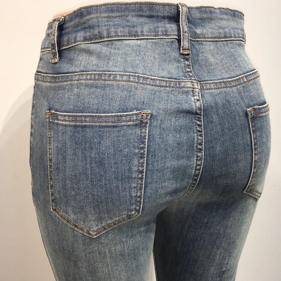 Melody Spray On Jeans 3 Colors Skinny Stretch Jeans For Men Denim Wash Broken Ripped Jeans Fashion Brand Biker Jeans Men Clothes