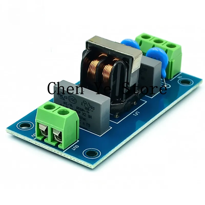 Gratis Shipping5pcs Emi Filter Geluid Booster Filter Socket 220V 2A Emi Filter Module Power Board