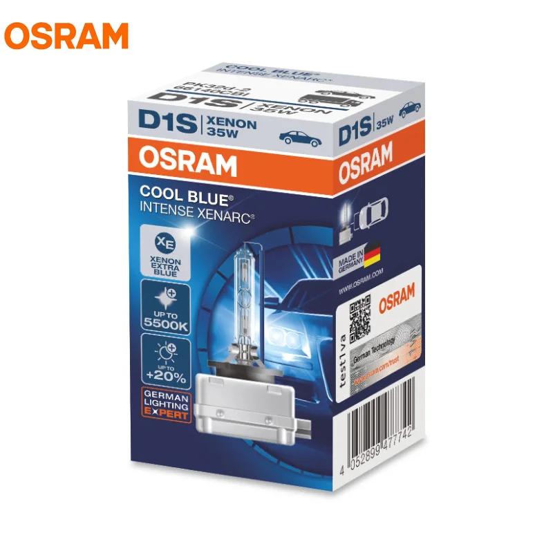 OSRAM 66140CBI 66240CBI 66340CBI 66440CBI D1S D2S D3S D4S 12V 35W COOL BLUE INTENSE 5500K bombilla HID faro de coche, 1X