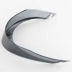 Useful Helmet Rear Spoiler Premium Plastic Helmet Spare Parts Rear Spoiler Helmet Rear Tail Helmet Spoiler