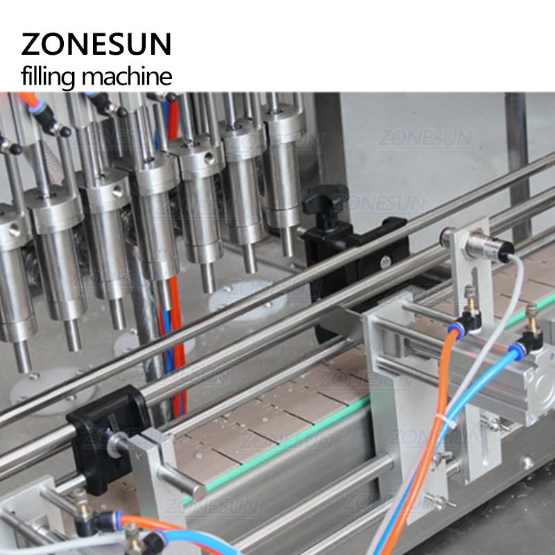 ZONESUN-Machine de Remplissage d'Emballage existent à Grande Vitesse, Ligne de Production de Boissons, sexuellement, Huile, Eau, Lait, Huile, Miel, 8 Têtes