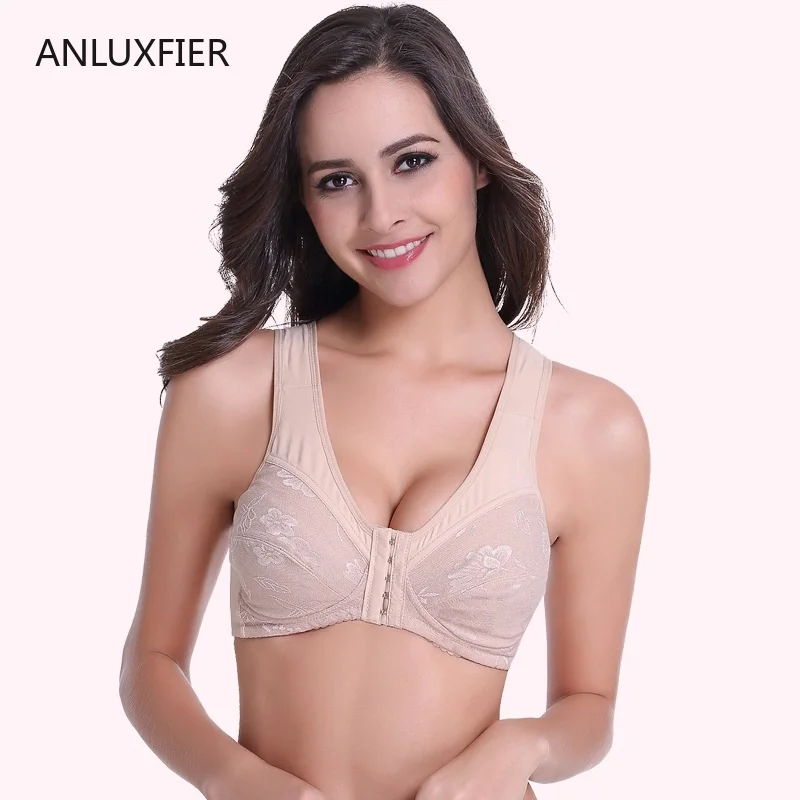 H9696 Artificial Breast Bra After Breast Cancer Surgery Special Front Button No Steel Ring Bras Underwear Mastectomy Lingerie