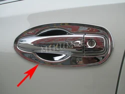 For Nissan Rogue X-Trail T32 2014-2021 Chrome Door Handle Cup Trims Surround Protector