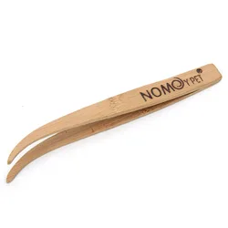 New Angled Reptile Terrarium Feeding Tongs Tweezers Eco-Friendly Bamboo Feeding Tool