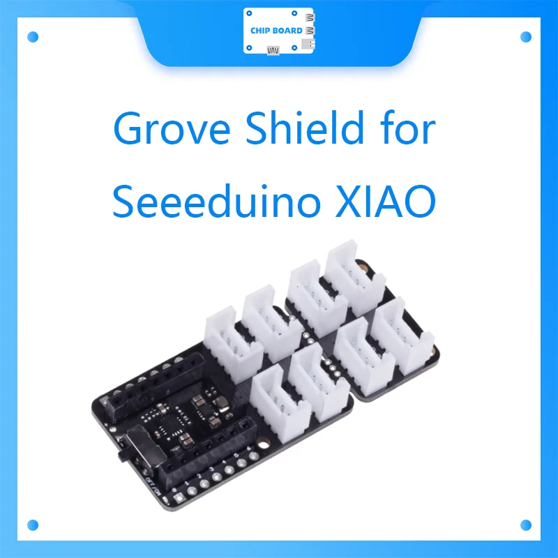 

Grove Shield for Seeeduino XIAO - with embedded battery management chip