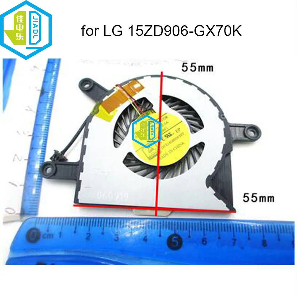 Imagem -04 - Ventiladores de Refrigeração da Cpu do Computador para lg Gram 15 15zd960-gx70k 15z960 Lg15zd960 Eal61860801 Ventilador do Radiador do Refrigerador do Processador do Portátil Dc5v