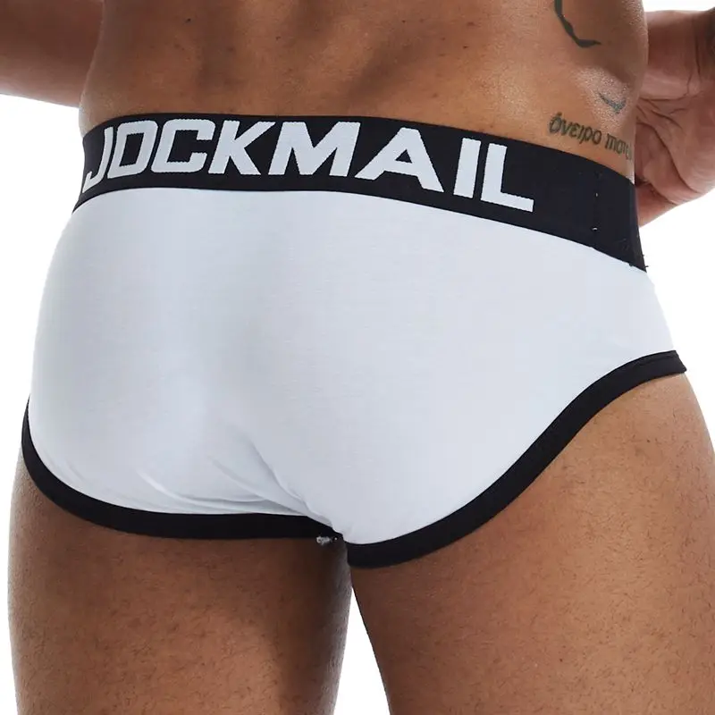 JOCKAMIL brand cotton men\'s underwear sexy solid color briefs shorts low waist large size boxer sports casual panties