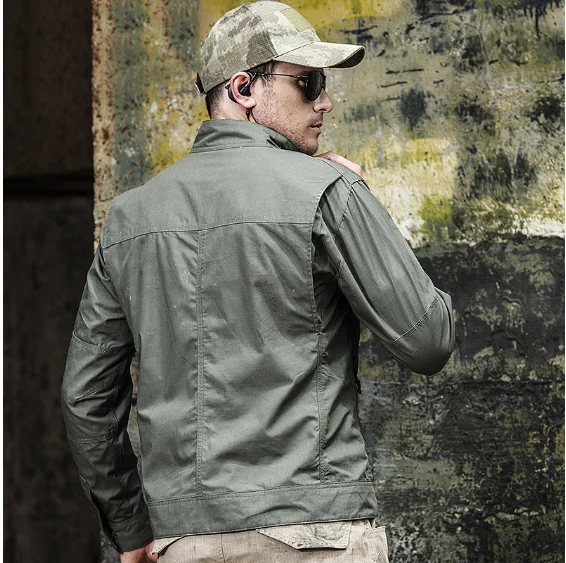 Veste d'été imperméable à séchage rapide pour homme, imperméable, légère, coupe-vent, protection solaire, style militaire, nouvelle collection 2020