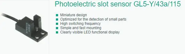 GL5-Y/43a/115 806117 Photoelectric slot sensor