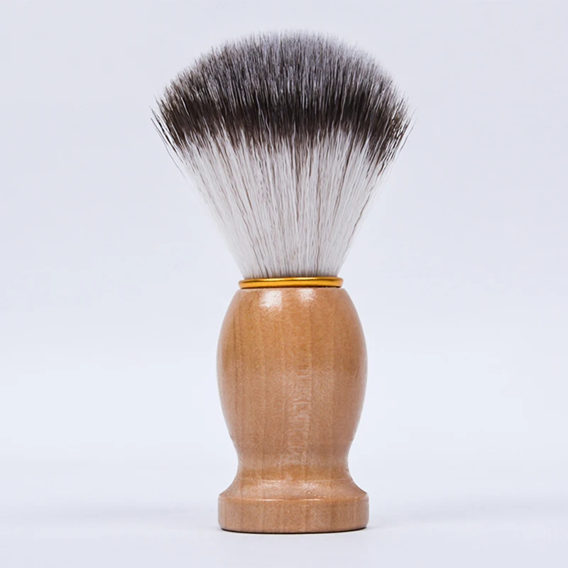 Pro Shaving Brush Vintage hand-crafted Synthetic Hair with Wood Handle Shaving Brush for men\'s grooming kit