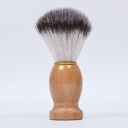 Pro Shaving Brush Vintage hand-crafted Synthetic Hair with Wood Handle Shaving Brush for men's grooming kit