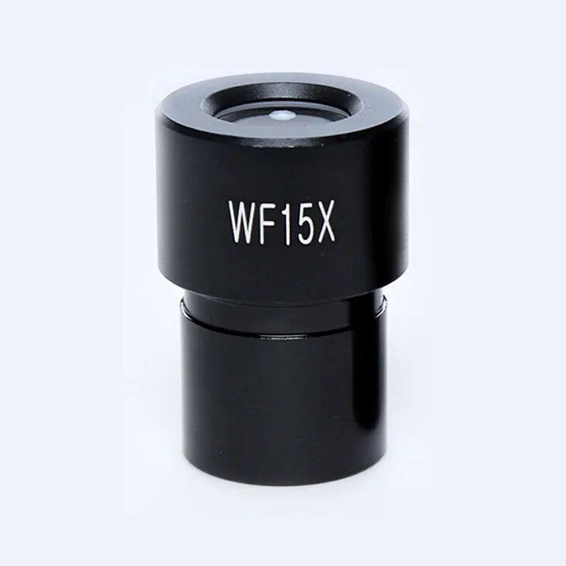 WF15X Biological Microscope eyepiece Mounting size 23.2mm Optical Microscope Lens Accessories Wide Angle Lens Monocular Ocular