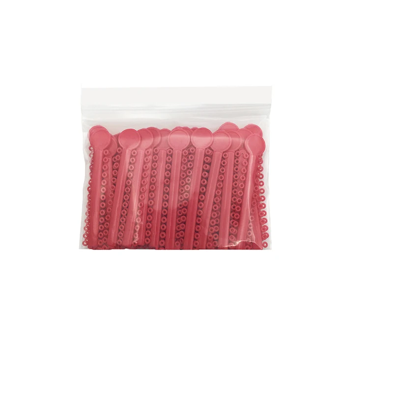 40 Teile/beutel Dental Kieferorthopädische Elastische Ligatur Krawatten Bänder für Klammern Hosenträger Ortho Behandlung 40 Farben Optional – Detail 6