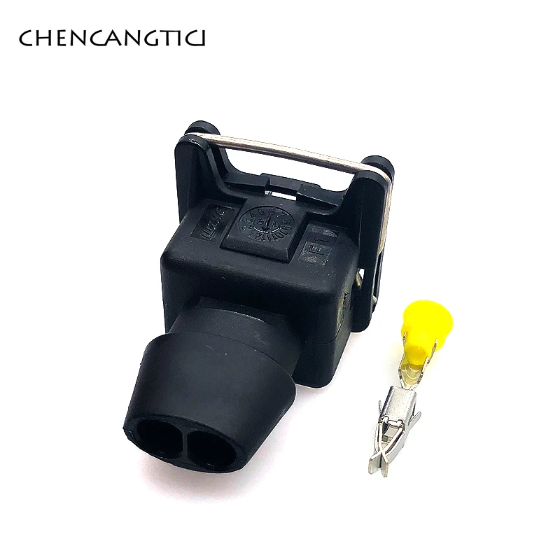 Voco EFI-Connecteur d\'injecteur de carburant étanche pour voitures, alimentation junior, prise avec botte en caoutchouc scellée, mini minuterie