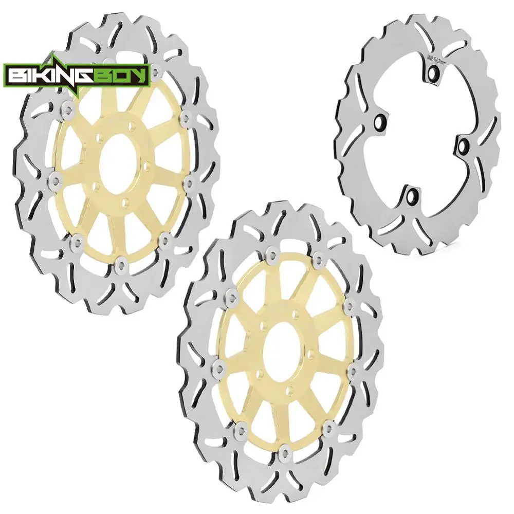 BIKINGBOY For Ninja ZX6R 95 96 97 ZX12R 04 05 06 ZZ-R 400 ZZR 600 90-92 ZR 750 Zephyr 91-99 93 01 Front Rear Brake Discs Rotors