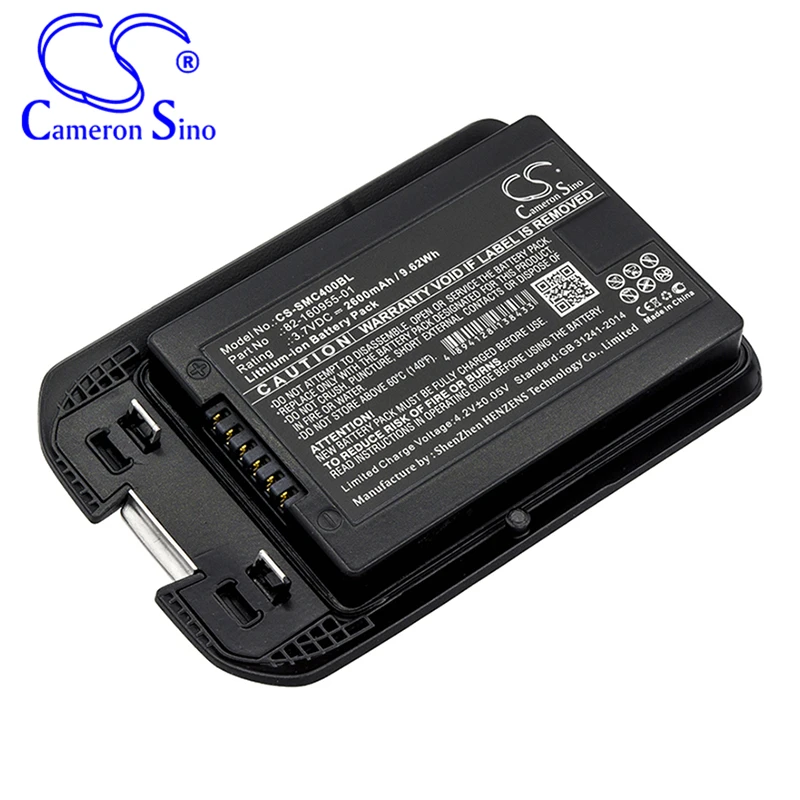 CameronSino Battery for Motorola MC40N0-SCJ3RM0 MC40C MC40N0 MC40N0-SLK3R01 fits Symbol 82-160955-01 Barcode Scanner battery