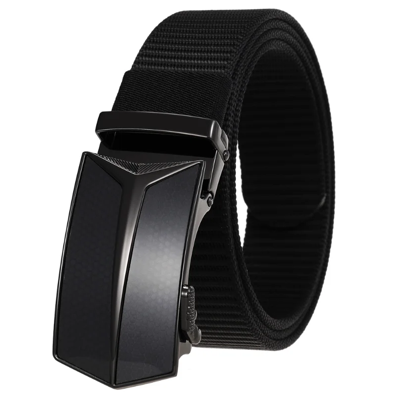 

High QualityFashion Male Men's Alloy Buckle Nylon Braided Belt Cloth Belt Buckle Belt LY136-1314A-1 Designer Belts Men