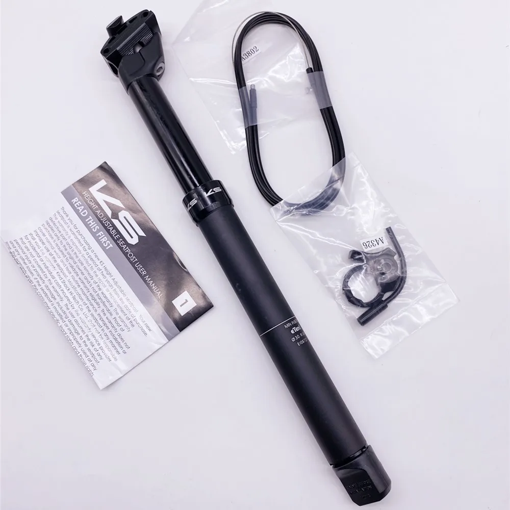 KS Eten -R ETEN -i 30.9mm 31.6mm x 100mm Travel Remote Mountain Downhill Bike Dropper Seatpost  EXA