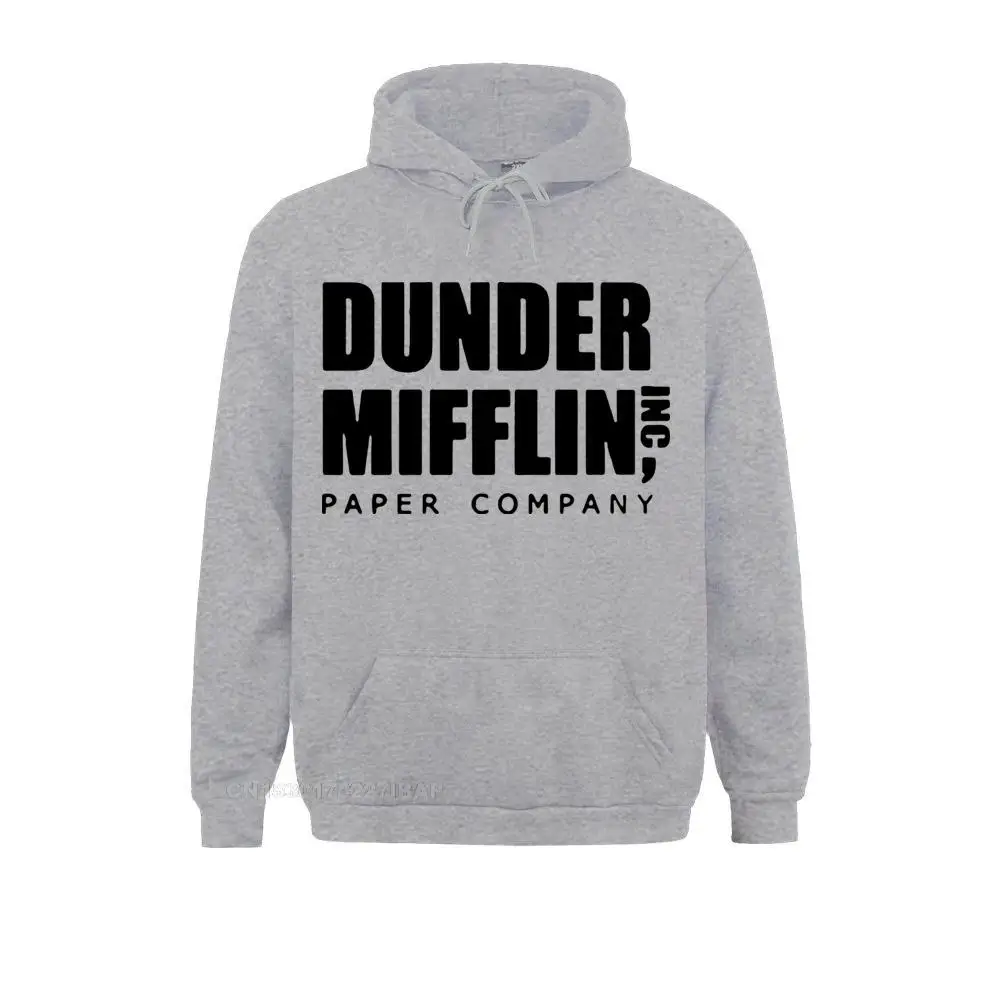 Dunder Mifflin Men's Sportswear The Office TV Show Costume Streetwear Harajuku High Quality Funny Hooded Pullover Graphic