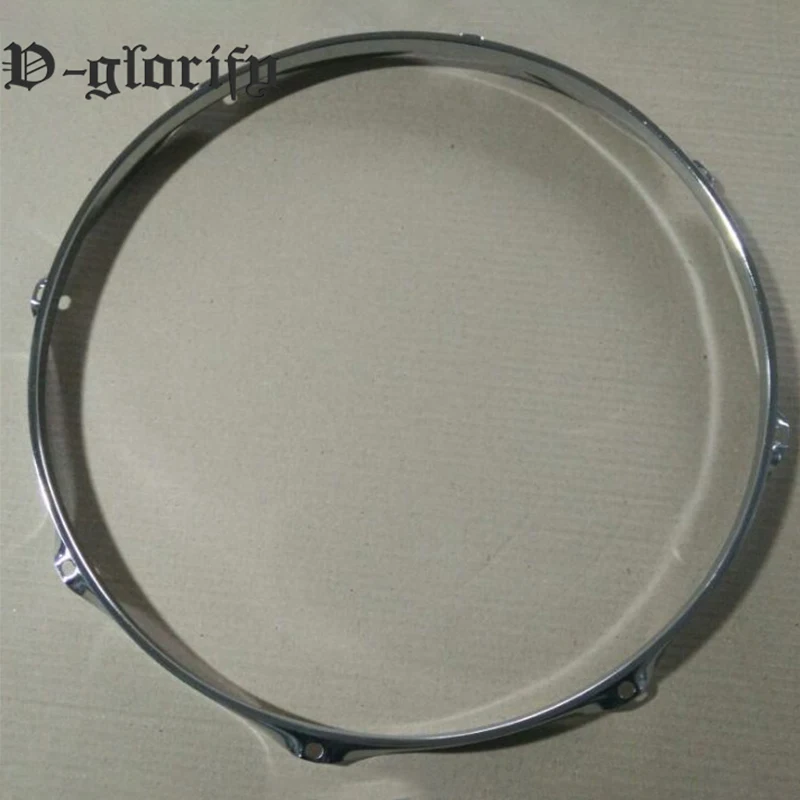 14 16 Inch With 6 Or 8 10 Hole Drum Rim 1.2-1.5mm Thickness Aluminum Alloy Snare Hoop Ring 1 Piece