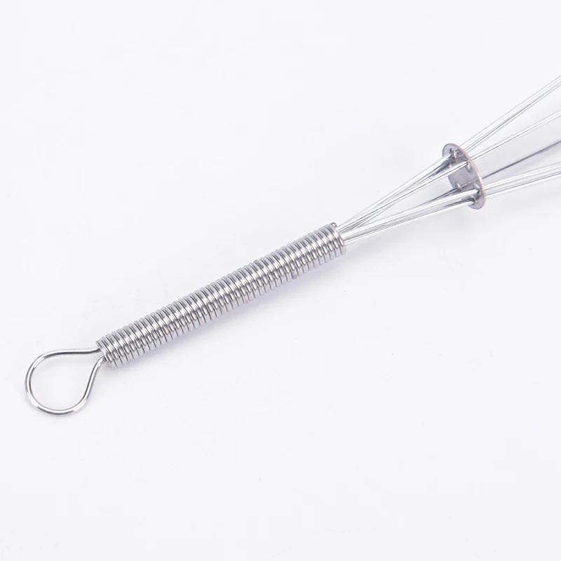 1Pc miscelatore manuale rotante per frullino per le uova Mini cucina frullino per le uova strumento per cuocere agitatore per uova Matel miscelatore per uova ecologico
