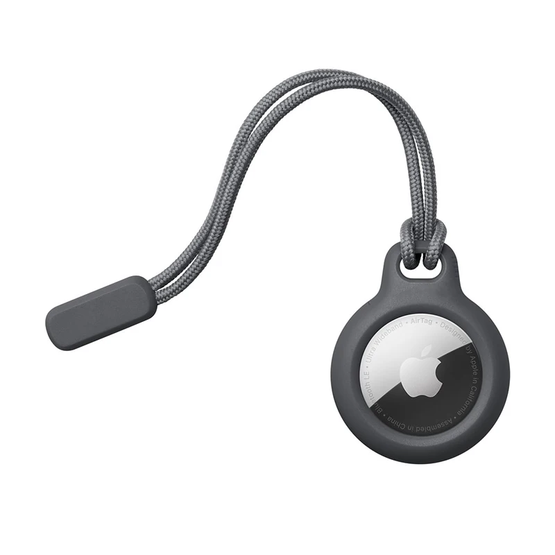 Funda protectora para Apple Airtag, Soporte seguro con correa, accesorios para rastreador de parachoques, llavero antiarañazos