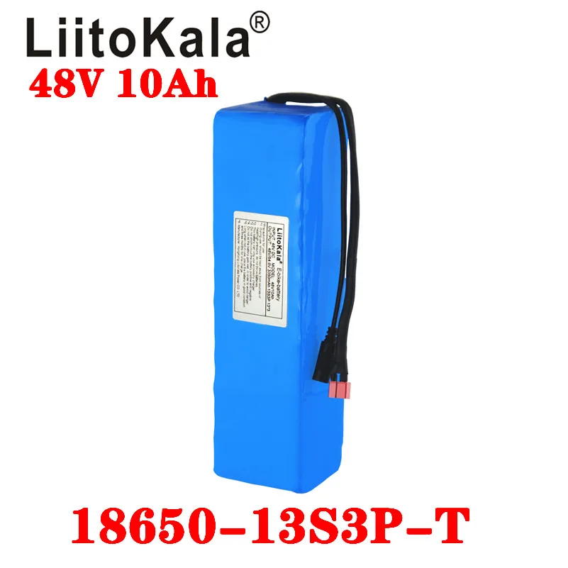 LiitoKala e-bike battery 48v 10ah li ion battery pack bike conversion kit bafang 1000w and charger