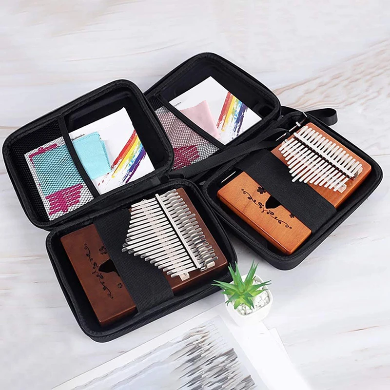 Kalimba Casekalimba 17-note Thumb Piano Bagthickened Shockproof Home Travel Storage Bagmusical Instrument Accessories