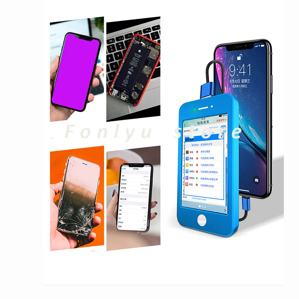 JC iDetector الهاتف الذكي الكشف عن خطأ اختبار دعم سلسلة كاملة أجهزة IOS آيفون باد قراءة الكتابة البيانات الأساسية