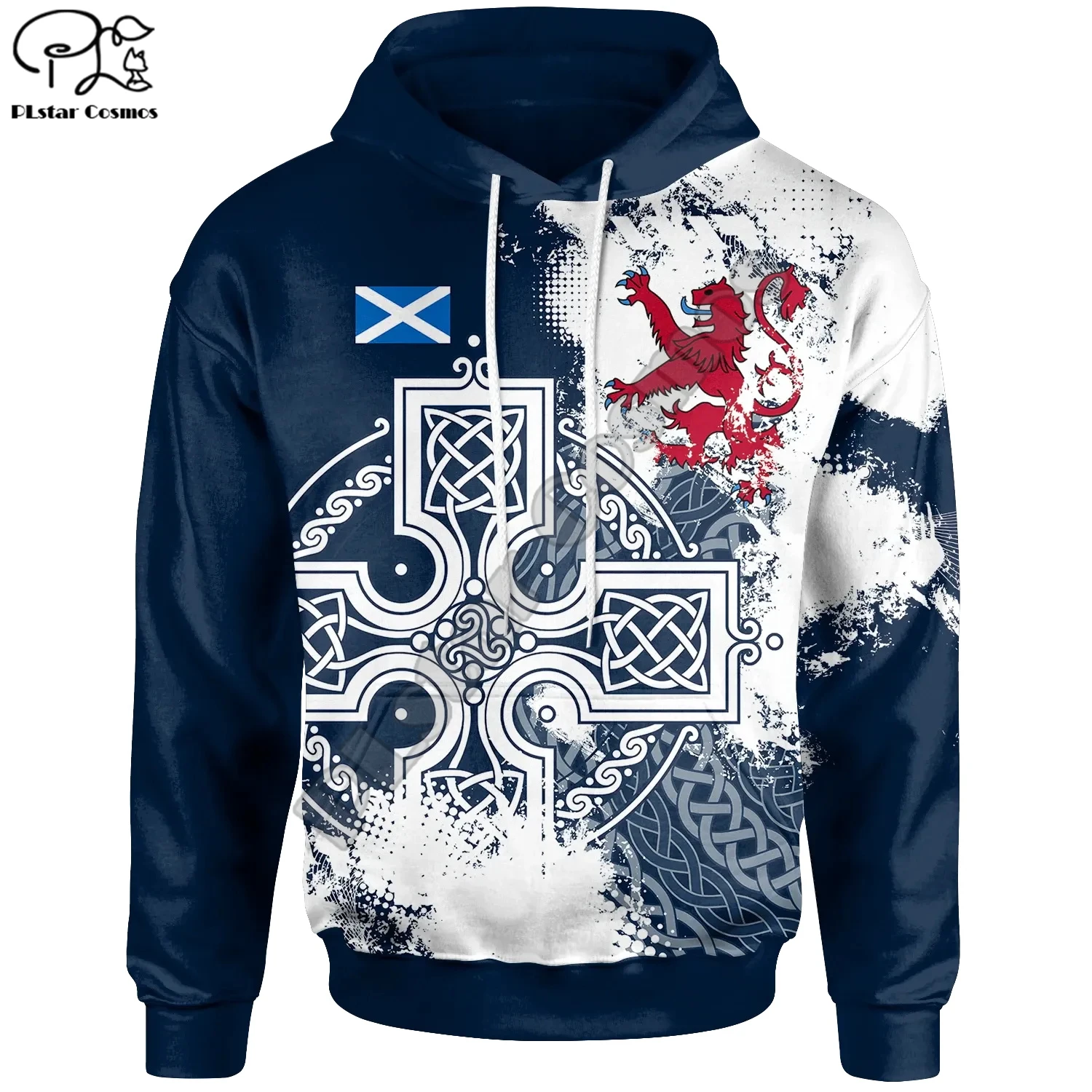 PLstar Cosmos Newest Fashion Scotland Lion Symbol 3D Print Hoodie Sweatshirts Flag Zip Hooded Men/Women Casual Streetwear S8