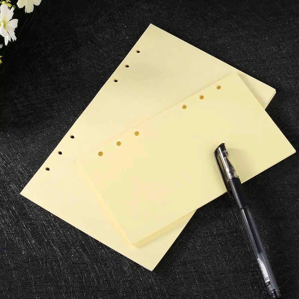 40 Sheets Notebook A5/A6 Filler Papers Sketchbook Loose-leaf Notebook 6 Holes Office School Supplies caderno пушистый блокнот