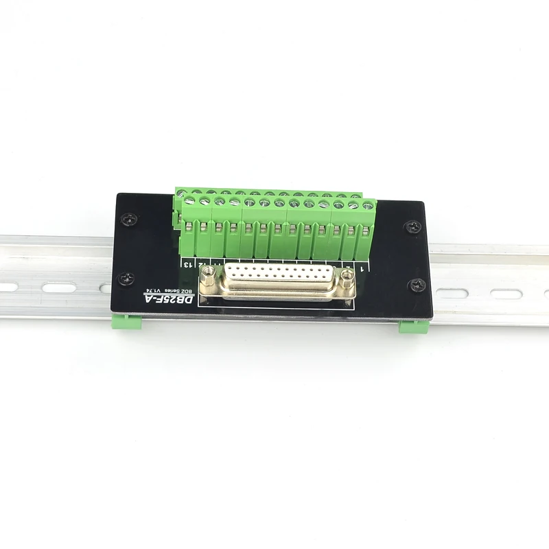 DB25 D Sub 25 Pin Connectors Male / Female Socket Terminal Block Breakout Board Adapter DIN Rai Transfer terminal relay stationl