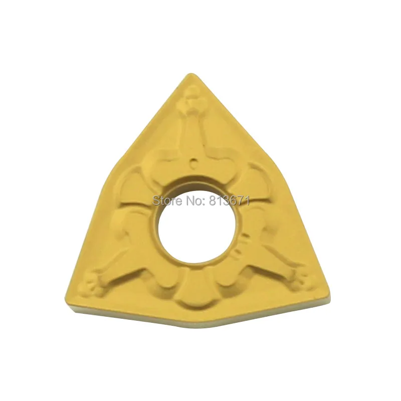 Inserts en carbure de haute qualité CNC Outils de tournage de tour externe pour l'acier commun WNMG080404-TM en forme de pêche tary MG080408