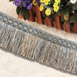 6m/bag Wholesale Decorative Curtain Lace Trim Brush Bullion Fashion Knot Curtain Tassel Fringe Trim