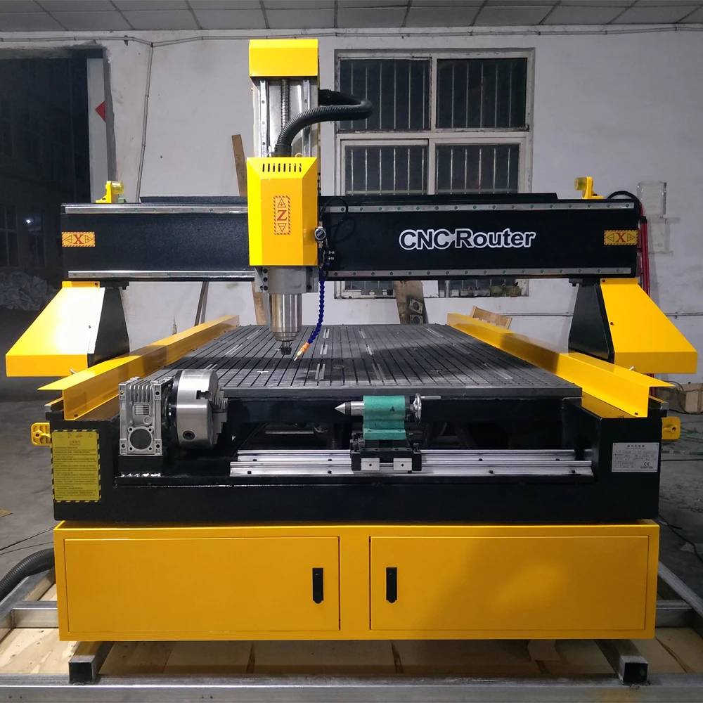 ROBOTEC ต่ำราคา4แกนเครื่อง Cnc Router 4 * * * * * * * 8ฟุต/1325ไม้เครื่อง Mdf อลูมิเนียม PVC ตัด