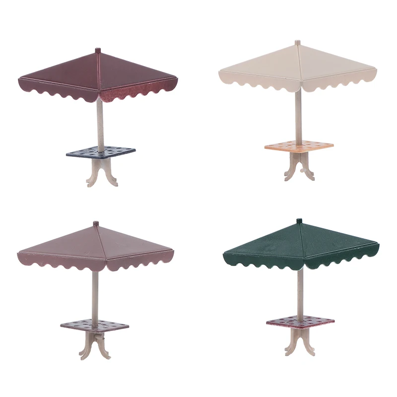 

2pcs 1:75 1:100 1:150 1:200 Garden Parasol Park Umbrella Model Railway Accessories Miniature Landscape Plastic Craft Ornament