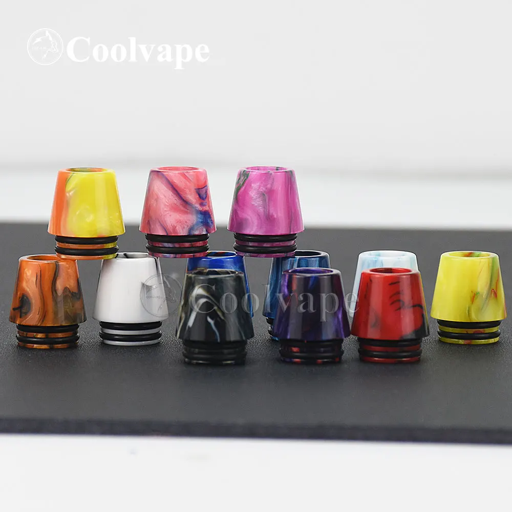 1pcs 810 Drip Tip random color Resin material drip tip for Dead Rabbit V2 BF RDA Zeus x RTA