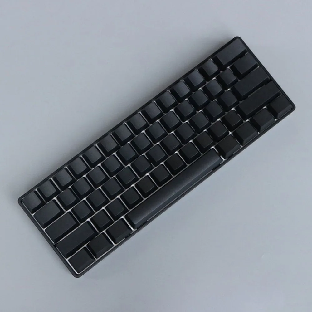 OEM Profile Natural Black White Blank PBT Keycaps For Cherry Switch Mechanical Gaming Keyboard Filco 87 104 Keycaps Replacement