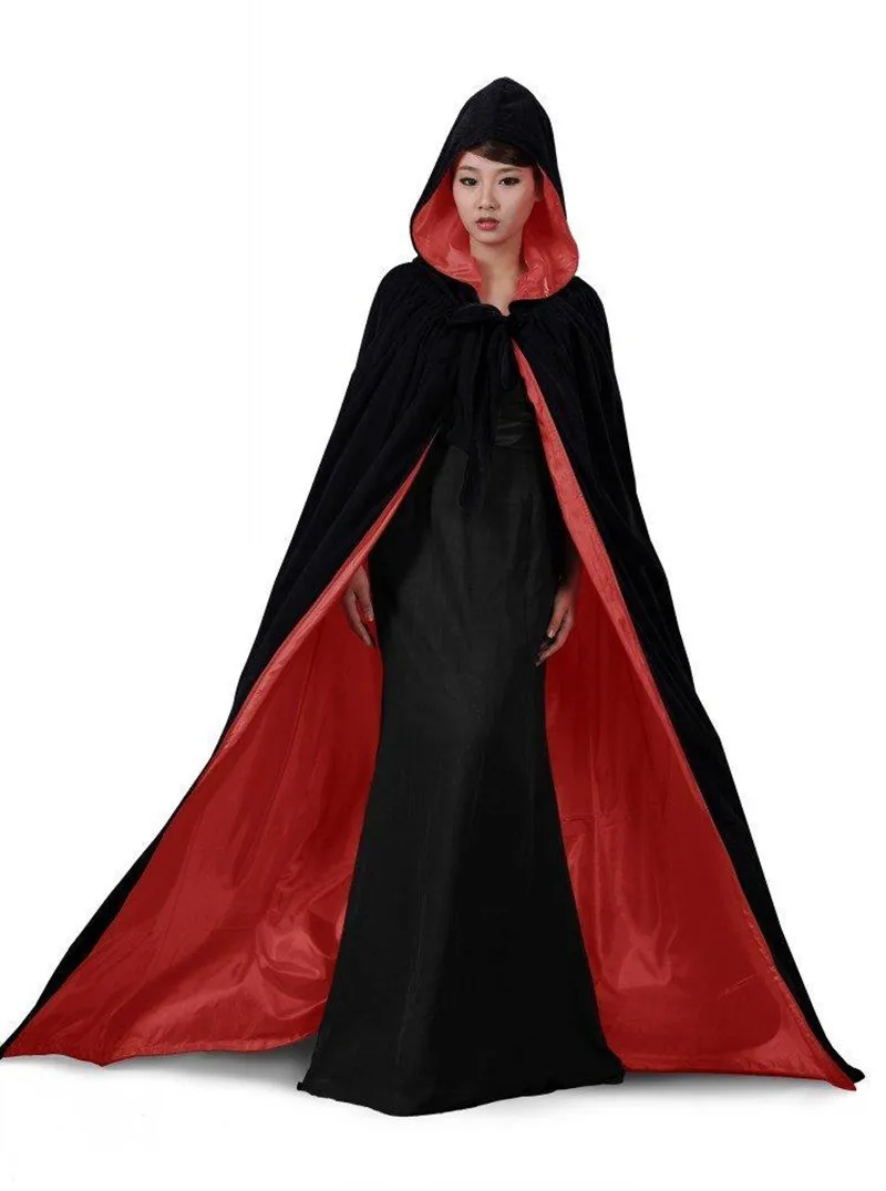 New Arrival Velvet Hooded Cloaks Winter Wedding Capes Cheap Wicca Robe Wram Christmas Floor Length Long Bridal Wraps Custom Made