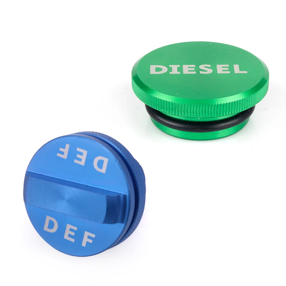 RASTP-1 SET Aluminum Magnetic Dodge Ram Diesel Fuel Cap+DEF Cap For Dodge Ram 1500 2500 3500 Diesel RS-CAP016