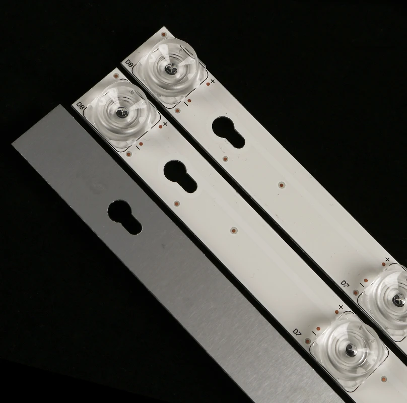 Barras de luz de led com 3 barras de comprimento total de 69cm