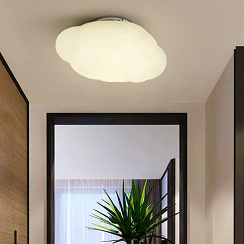 

Creative Cloud Bedroom Ceiling Light Children's Room Indoor Office Nordic Personality Modern Minimalist Decorative Lamp