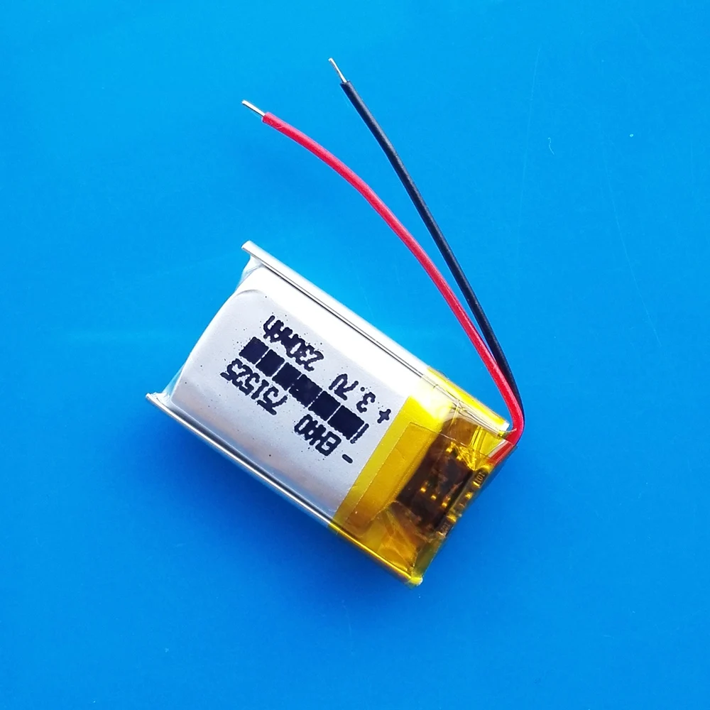 3.7V 230mAh 751525 Lithium Polymer Lipo Rechargeable Battery Quality Certification For MP3 Massager Led Light Bluetooth watch