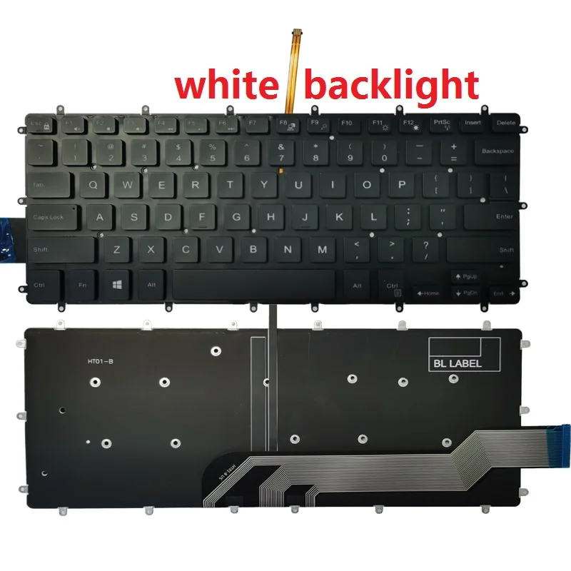 NEW U Russian/US/Spanish/Latin/Braz BR Laptop Keyboard For DELL Inspiron 15 7560 7569 7579 7570 7572 7573 5578 5579 P58F P70F