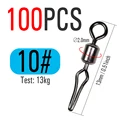100 piezas Tamaño 10