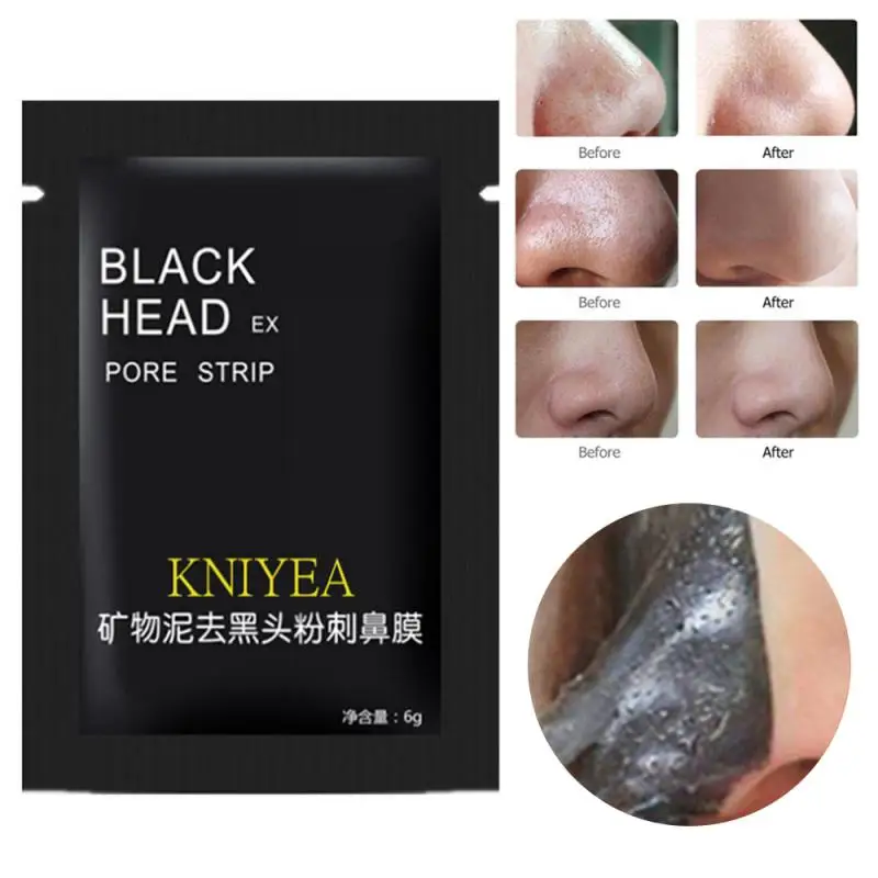 

Nose Blackhead Remover Mineral Mud Mask Deep Pore Cleaner Strips Remover Cleaning Purifying Peel Acne Mask Black Head TSLM1