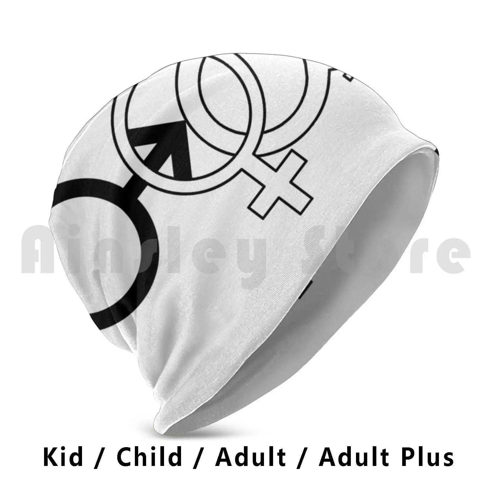 Cuckold Symbol ( White ) Beanies Pullover Cap Comfortable Cuckold Hotwife Cuck Queen Of Spades Cuckqueen Swinger Bull